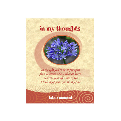 Agapantha Tea-Card (In My Thoughts)