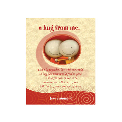 Hugs Tea-Card (A Hug From Me)