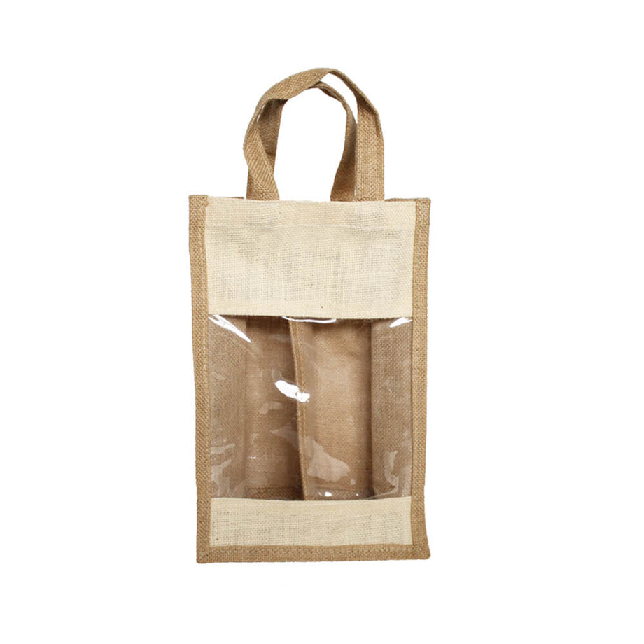 2 Bottle PVC Wine Off-White