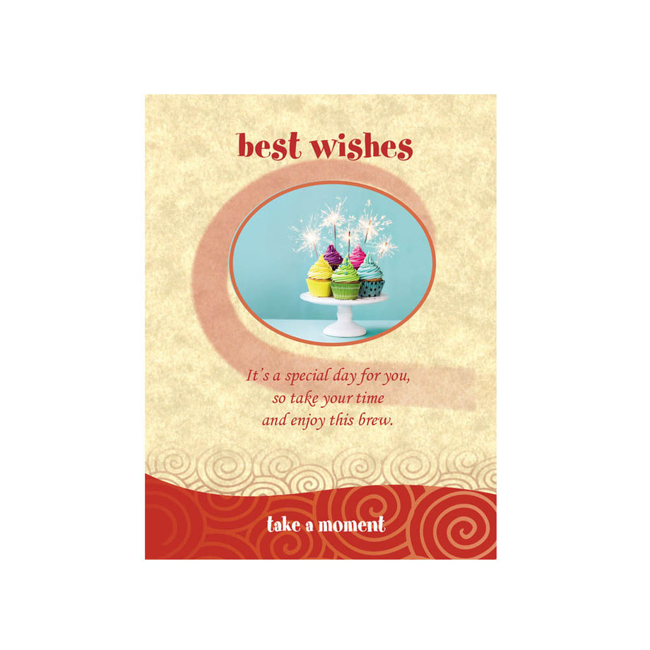 Best Wishes Tea-Card