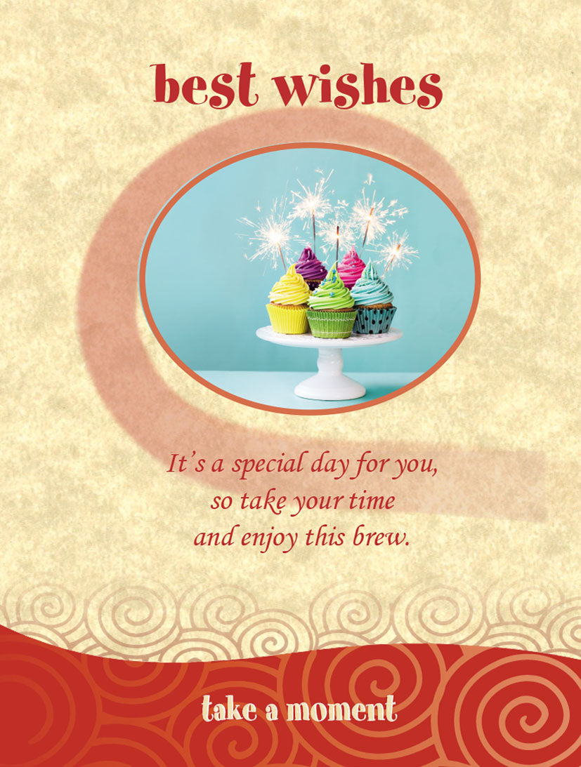 Best Wishes Tea-Card