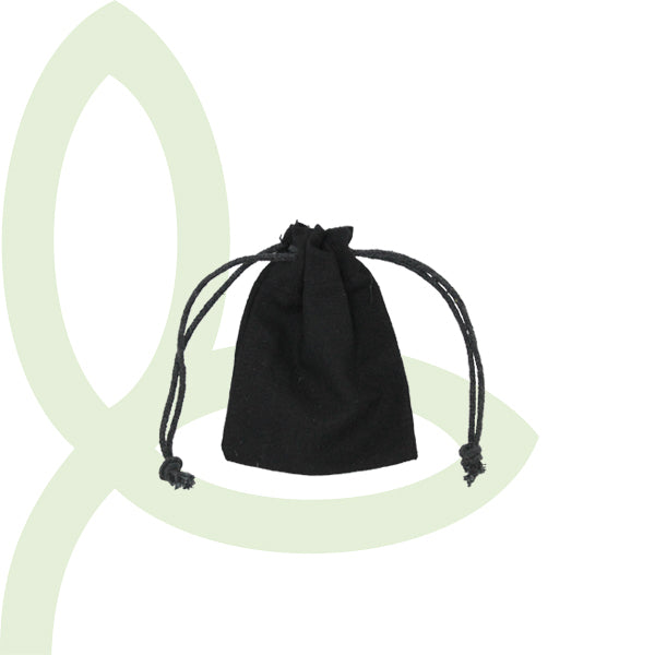 CDB710 Black Cotton Drawstring