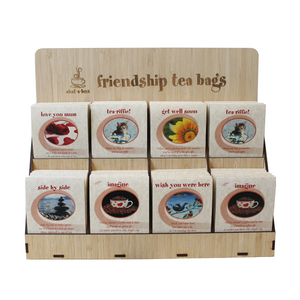Chatabox Tea-Card Starter Pack with Bamboo Stand