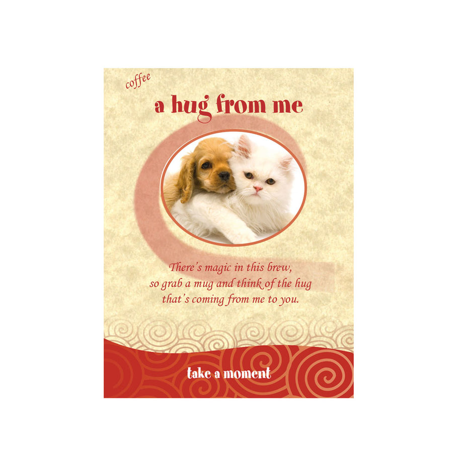Coffee Hugs Coffee-Card (A Hug From Me)