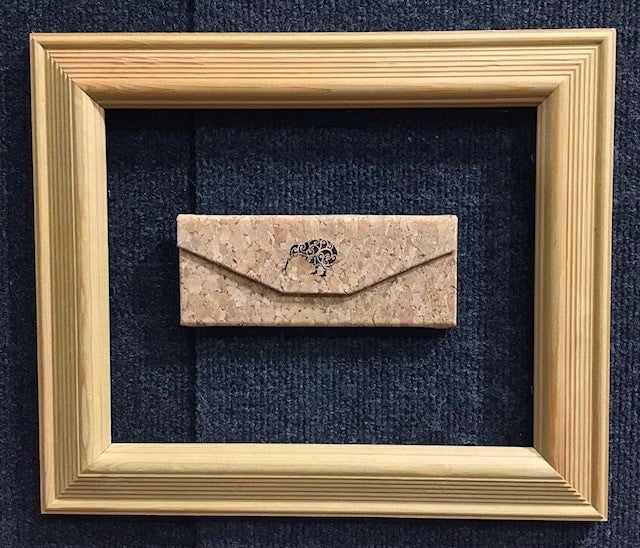 Cork Glasses Box - Printed with Kiwi Design