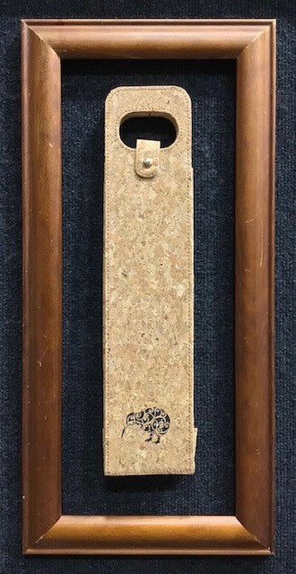 Cork Foldable Wine Bag - Printed with Kiwi Design