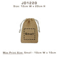 JD1220 Jute Drawstring Bag