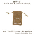 JD710 Natural Jute Drawstring