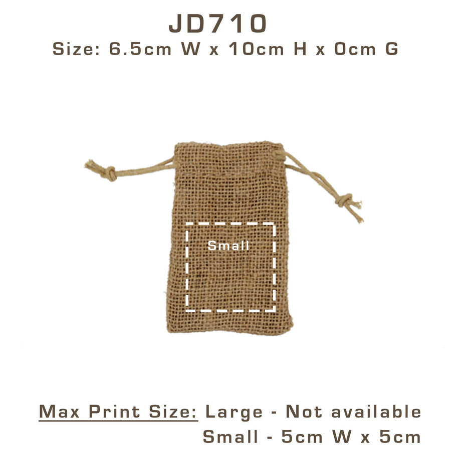 JD710 Natural Jute Drawstring