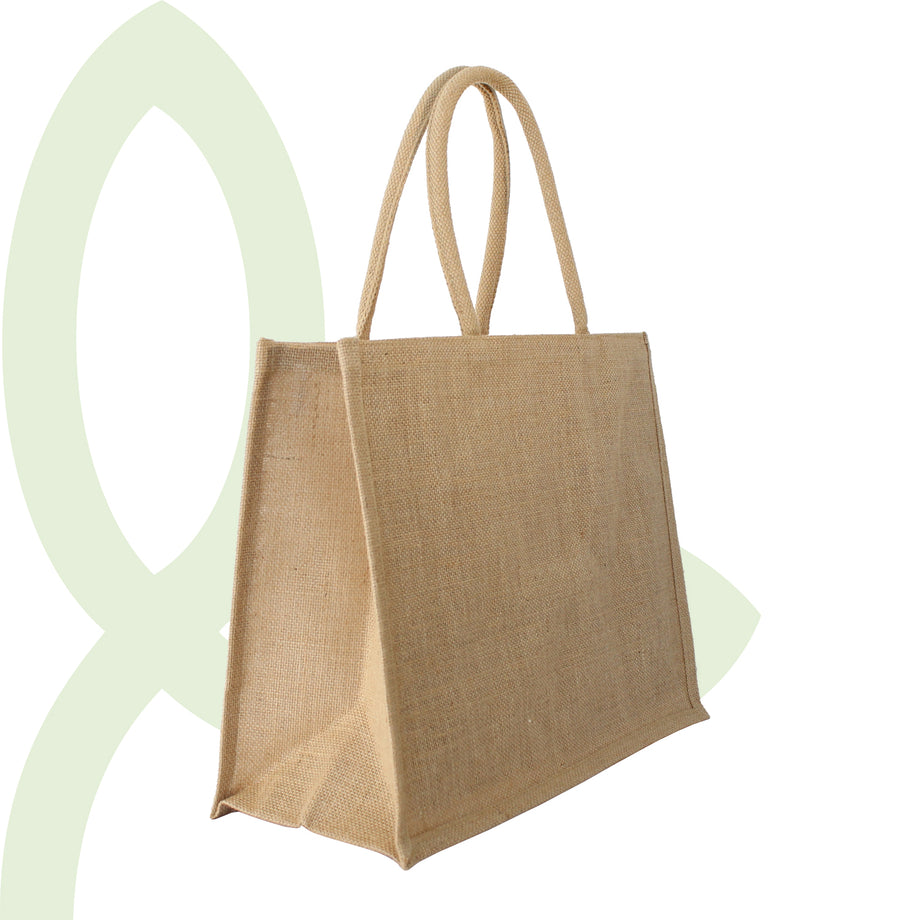 JNU4034 Unlined Stiffened Jute Bag