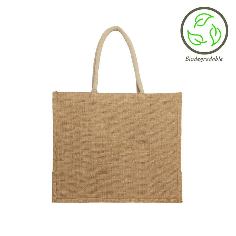 JNU4034 Unlined Stiffened Jute Bag