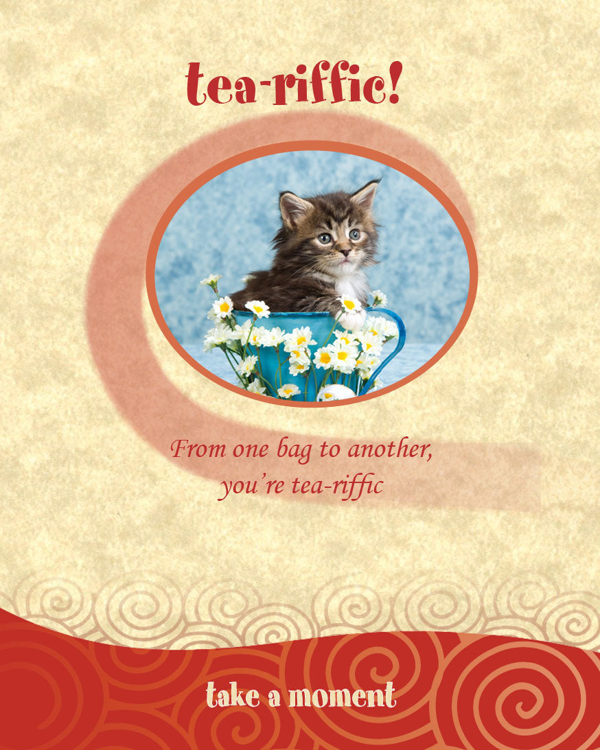 Cat Tea-Card (Tea-riffic)