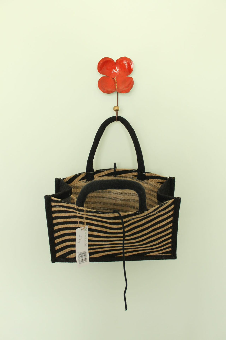 Jute Gift Bag - Stripe