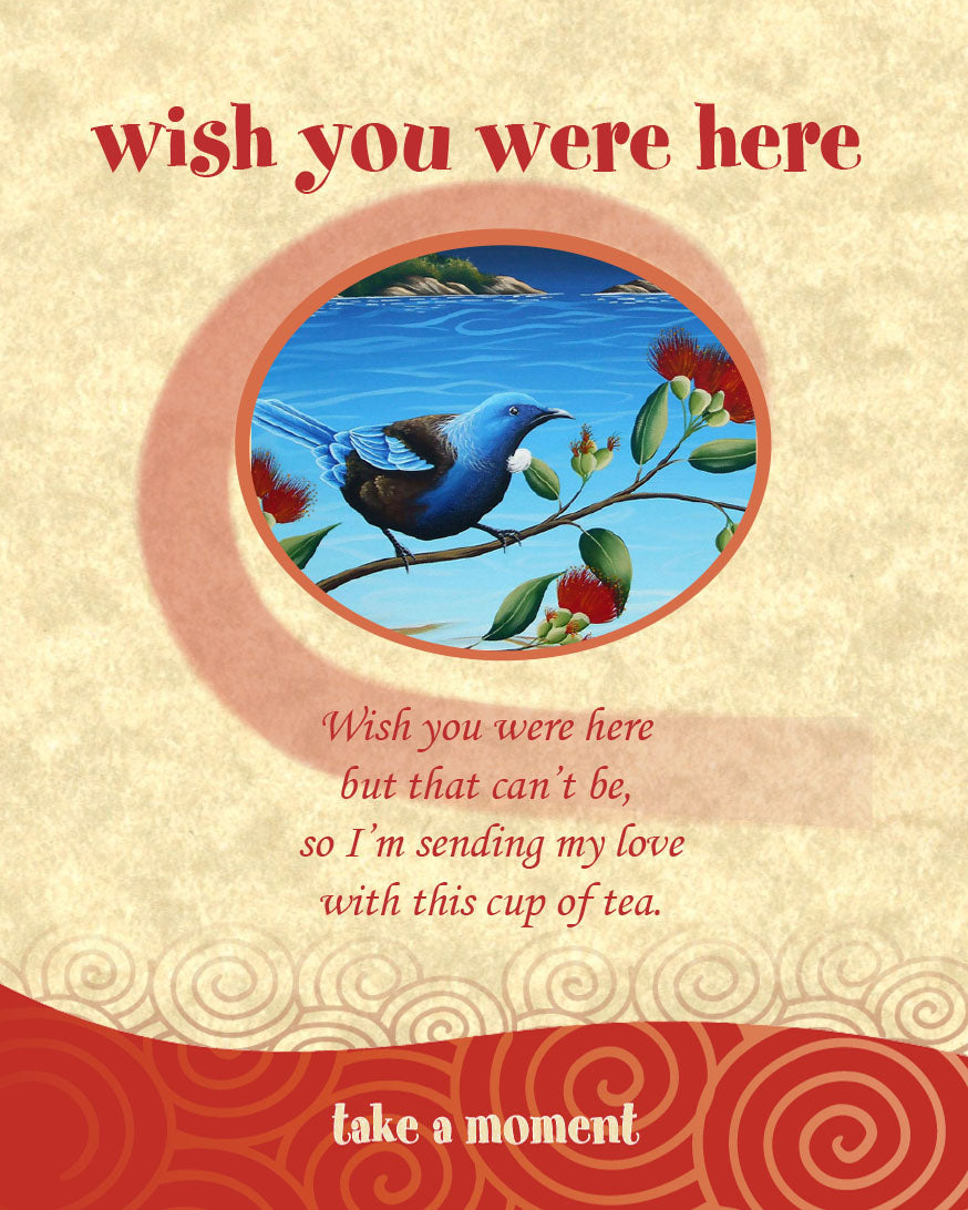 Tui Tea-Card (Wish You Were Here)